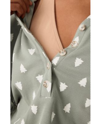 Maternity Waffle Nursing Lounge Set