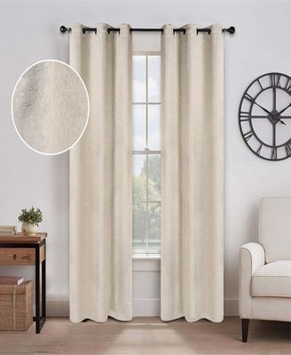 Senna Textured Blackout Curtain Set of 2 Panels, 42"x 84"