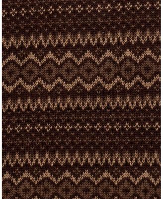 Men's Organic Half Zip Intarsia Pullover Sweater