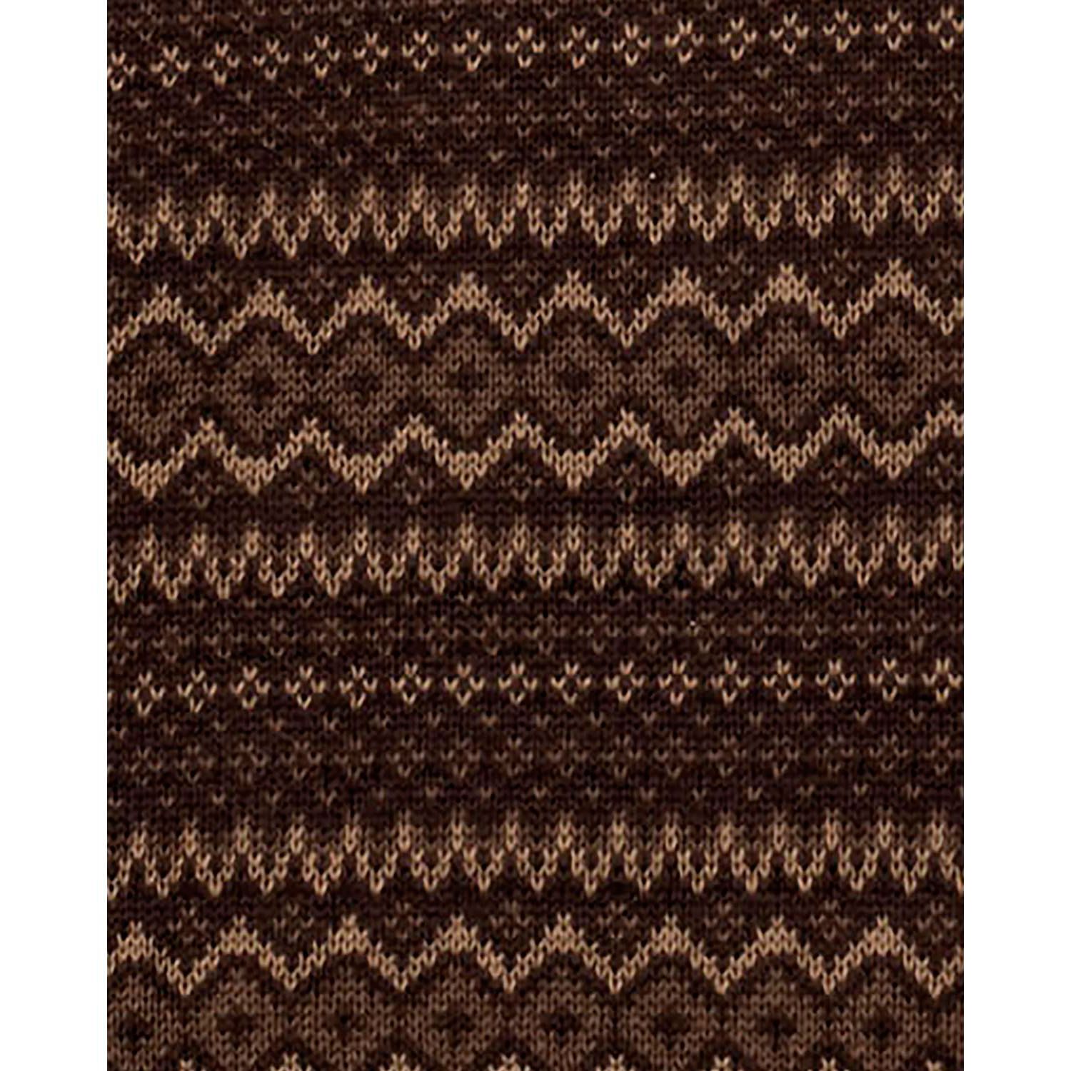 Men's Hope and Henry Organic Half Zip Intarsia Pullover Sweater