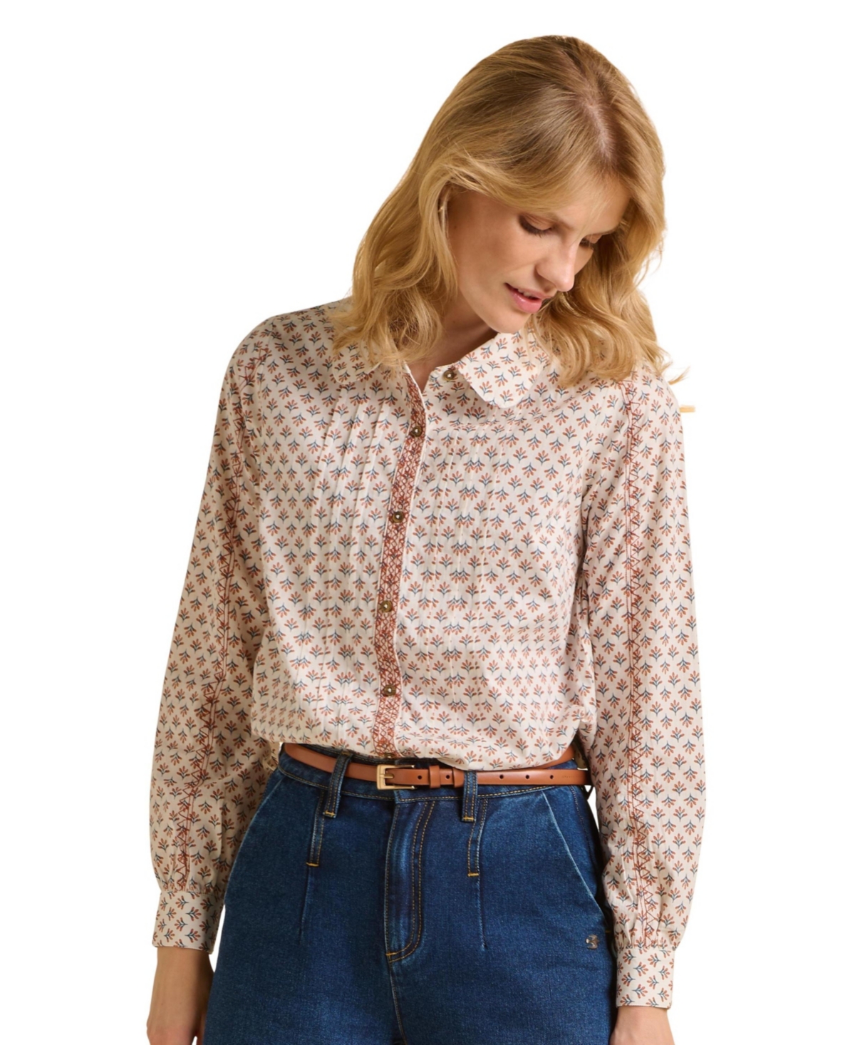 Brakeburn Women's Tarja Long Sleeve Printed Shirt