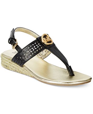 Michael Kors Girls' or Little Girls' Perry Amelia Sandals - Shoes ...