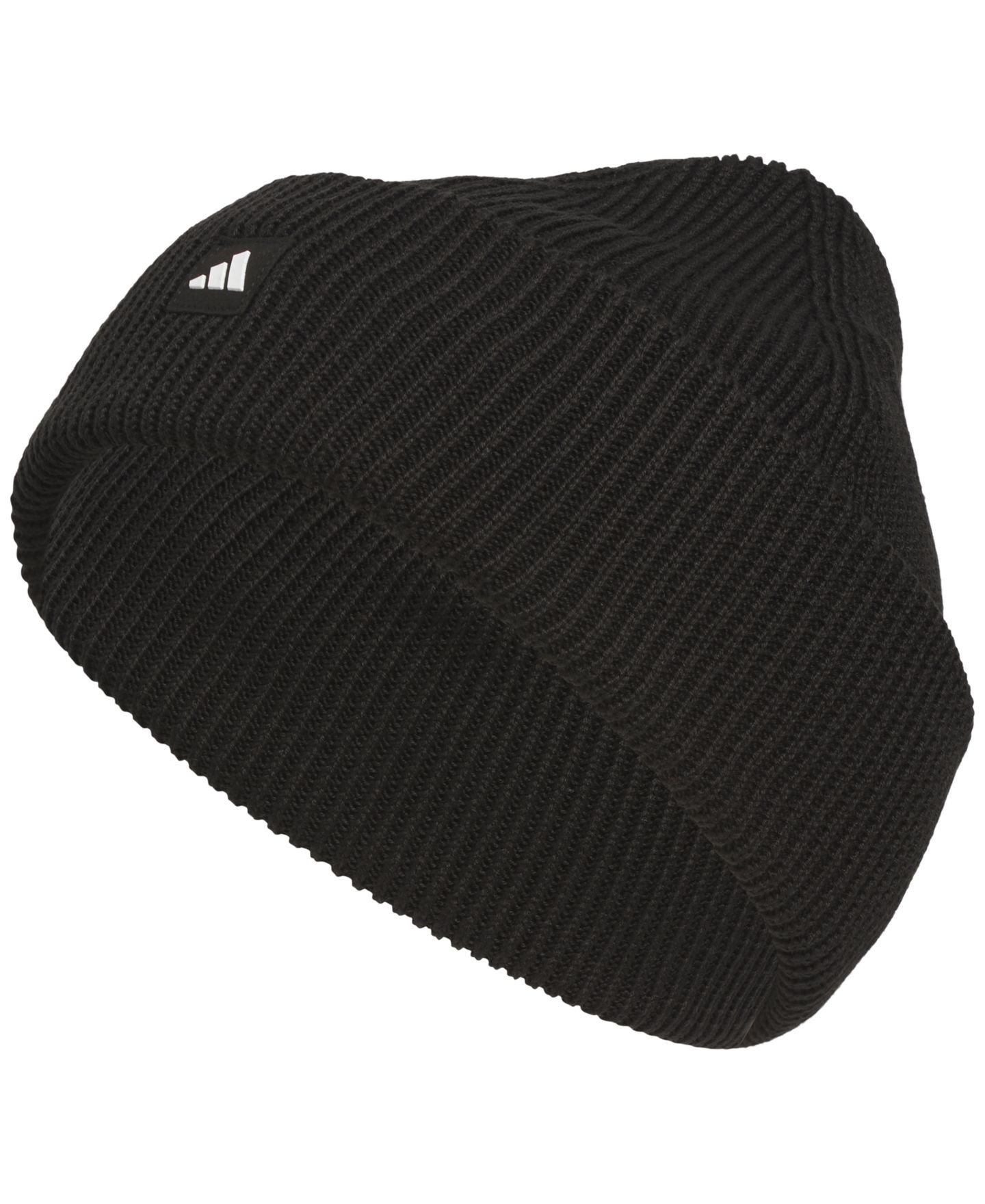 Мужская шапка adidas Premium Cuff Fold Beanie, цвет: Чёрный — фото 3