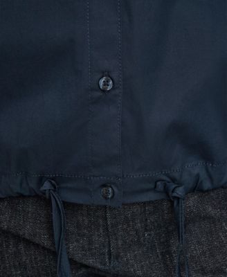 Women's Front Button Hooded Jacket