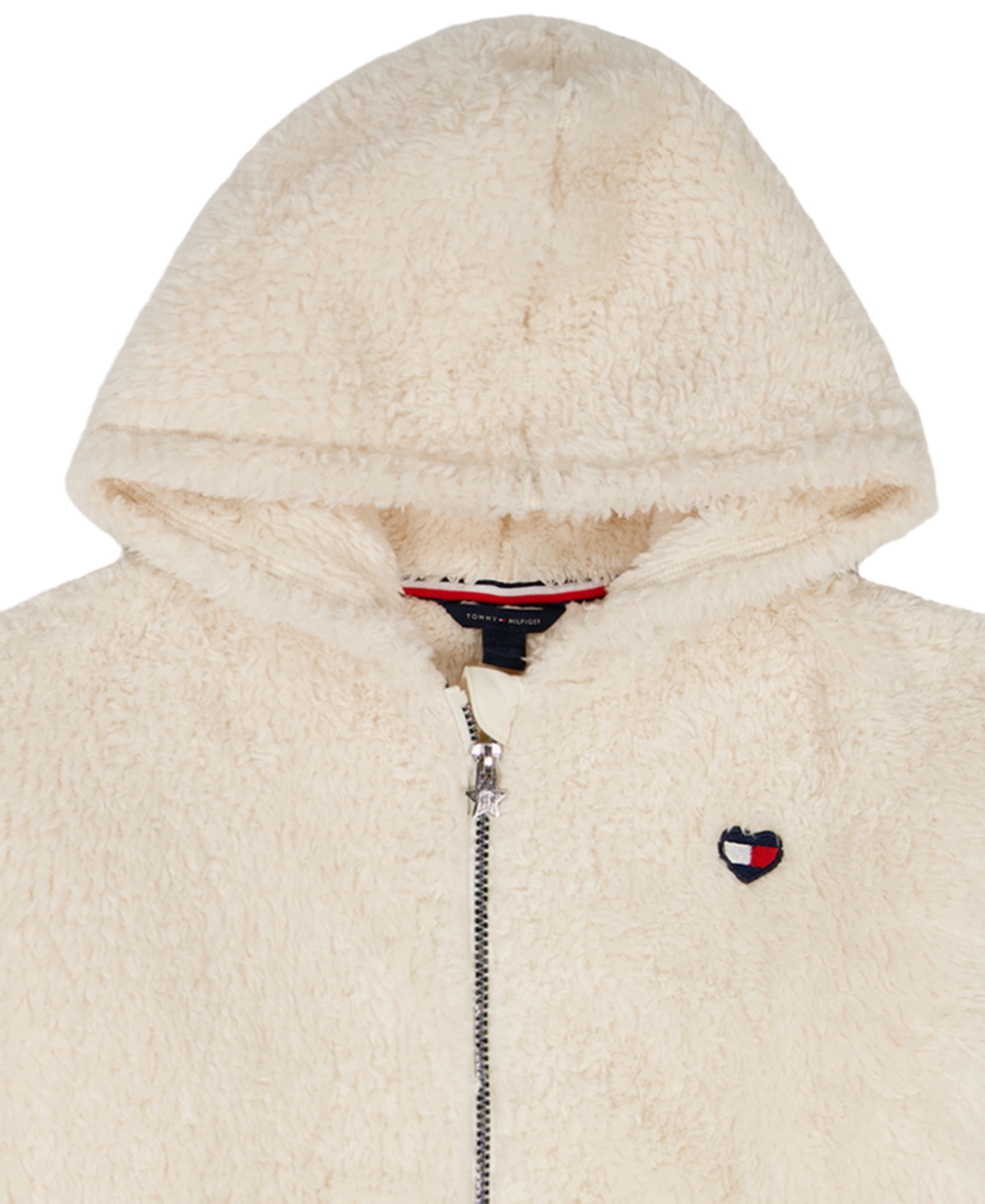 Tommy Hilfiger Girls 7-16 Minky Zip Front Hoodie