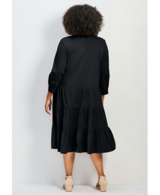 Women's Avery Cotton Poplin Button Dress