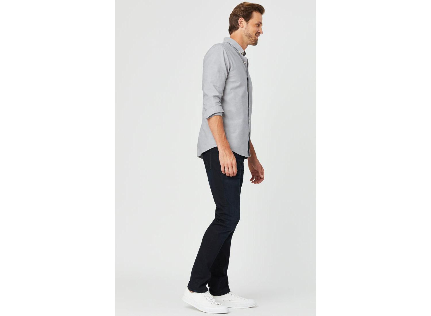 Men's Jake Regular Rise Skinny Leg In Dark Indigo Williamsburg