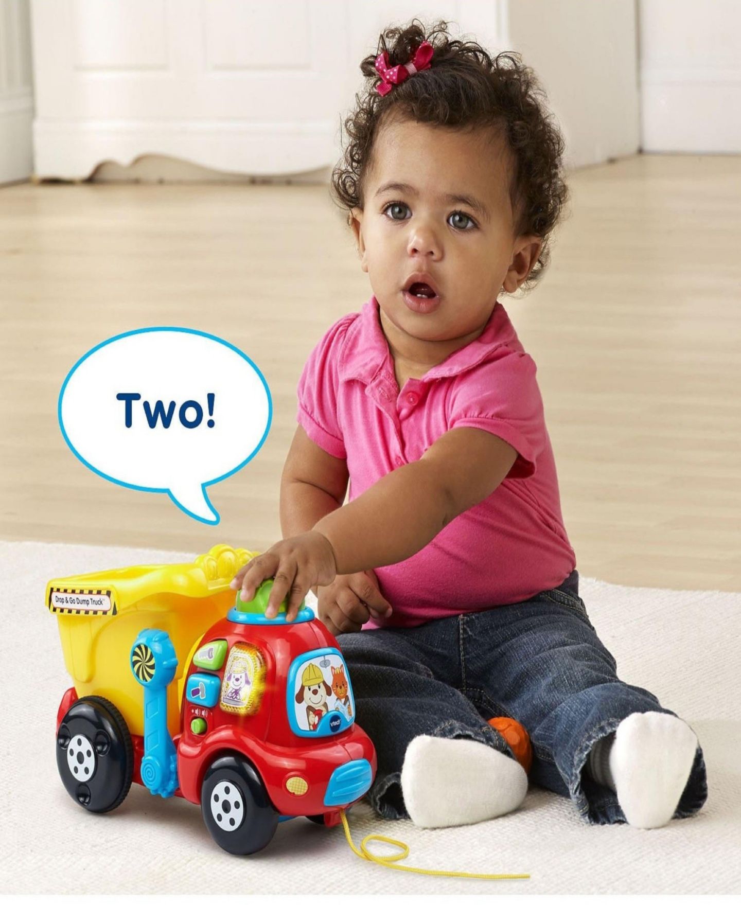 Детская игрушка VTech Drop & Go Light-Up Motor Skills Dump Truck, цвет: Разноцветный — фото 3