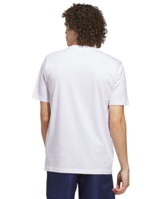 Men's 3-Stripes Lights Hoops Graphic Crewneck T-Shirt