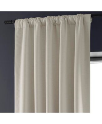 Faux Linen Hotel Blackout Curtain