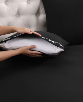 ELLE D&eacute;cor Embroidered 4-Pc. Sheet Set, Full