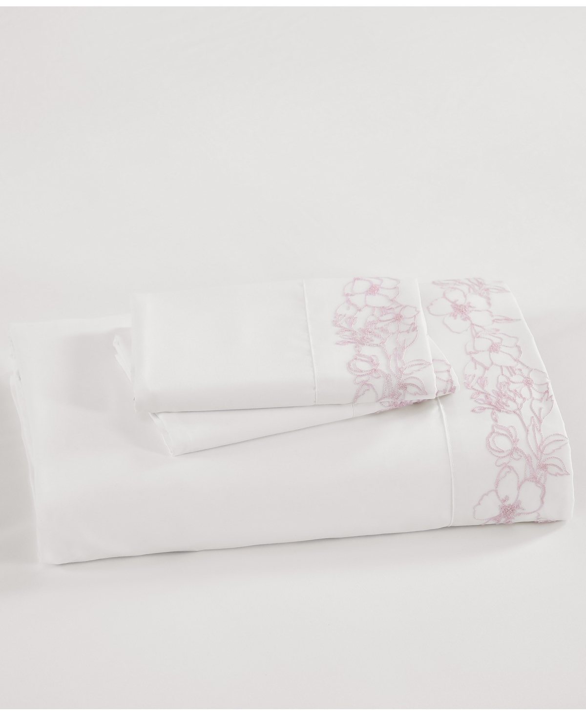 Elle Decor Embroidered 4-pc. Sheet Set, Full In Pink