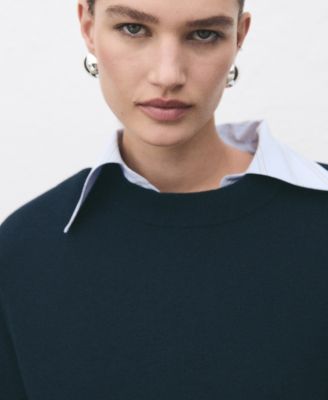 Women's Knitted Wool Blend Sweater