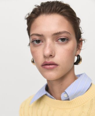 Women's Braided Knitted Sweater