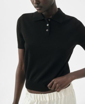 Women's Selection Wool Polo-Neck Sweater