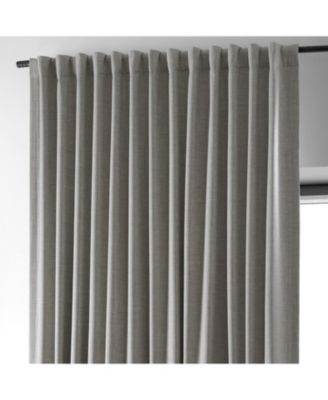 Extra Wide Performance Linen Hotel Blackout Curtain
