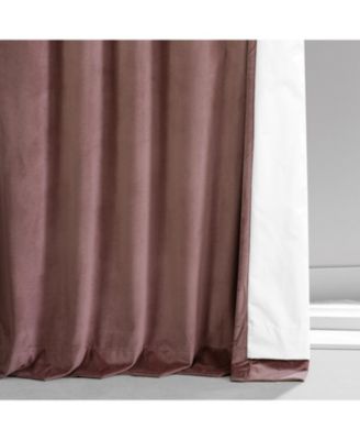 Rosehip Signature Plush Velvet Hotel Blackout Curtain