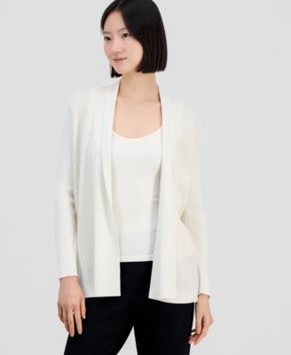 Women's Long-Sleeve Open-Front Cardigan