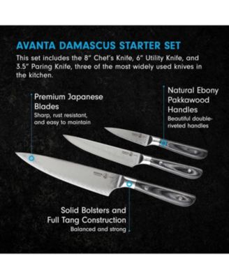 Avanta Damascus 3 Pc Starter Set