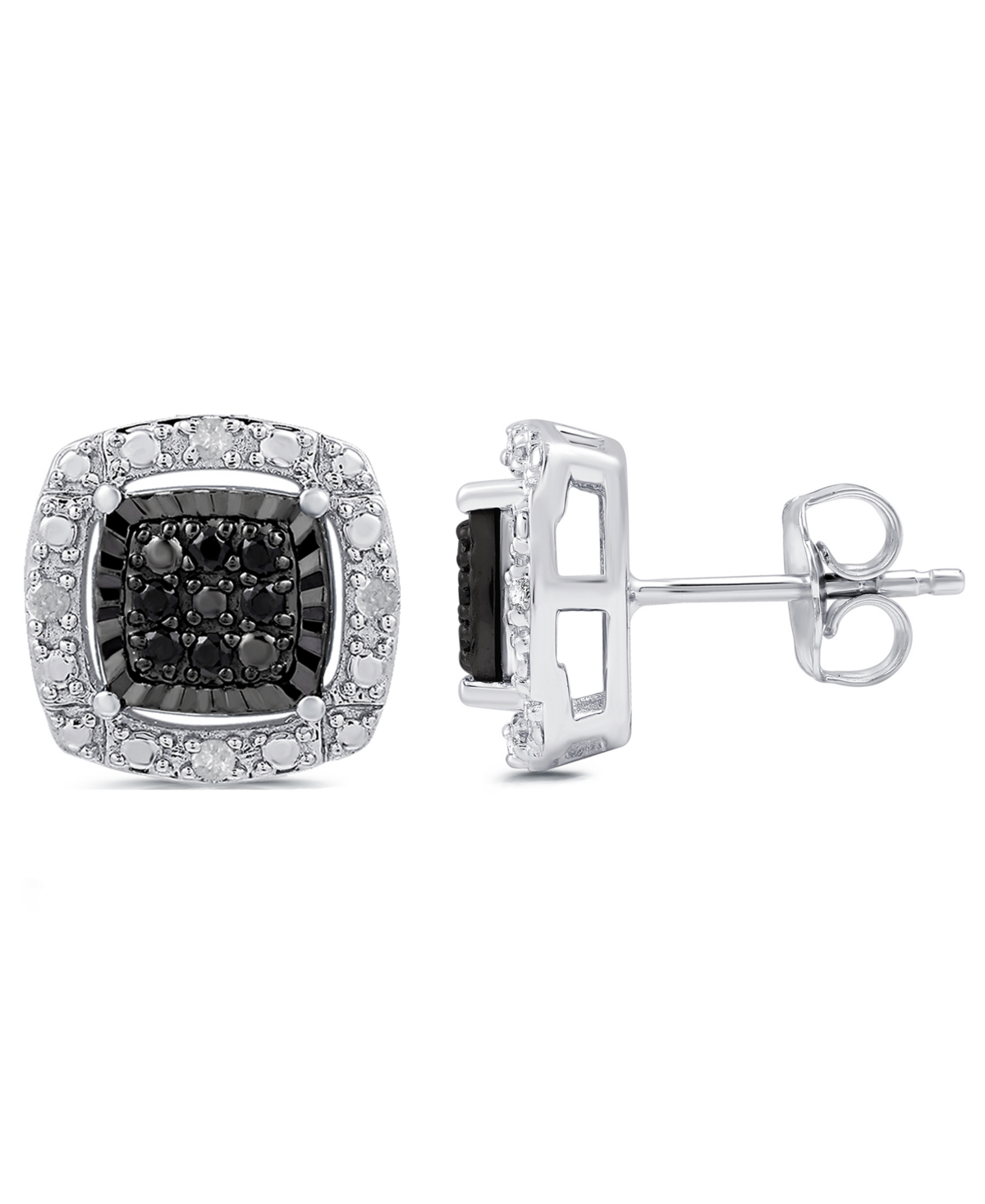 Marsala 2-Piece Diamond Earrings and Pendant Necklace Set (1/4 ct. t.w.) Sterling Silver