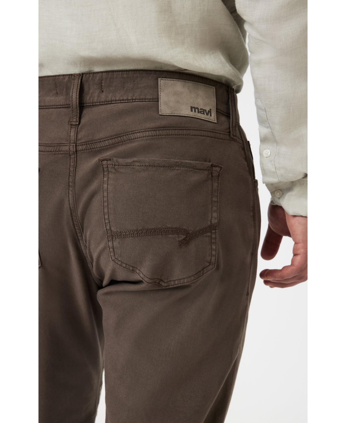 Mavi Jeans Men's Marcus Slim Straight Leg Oak Luxe Twill