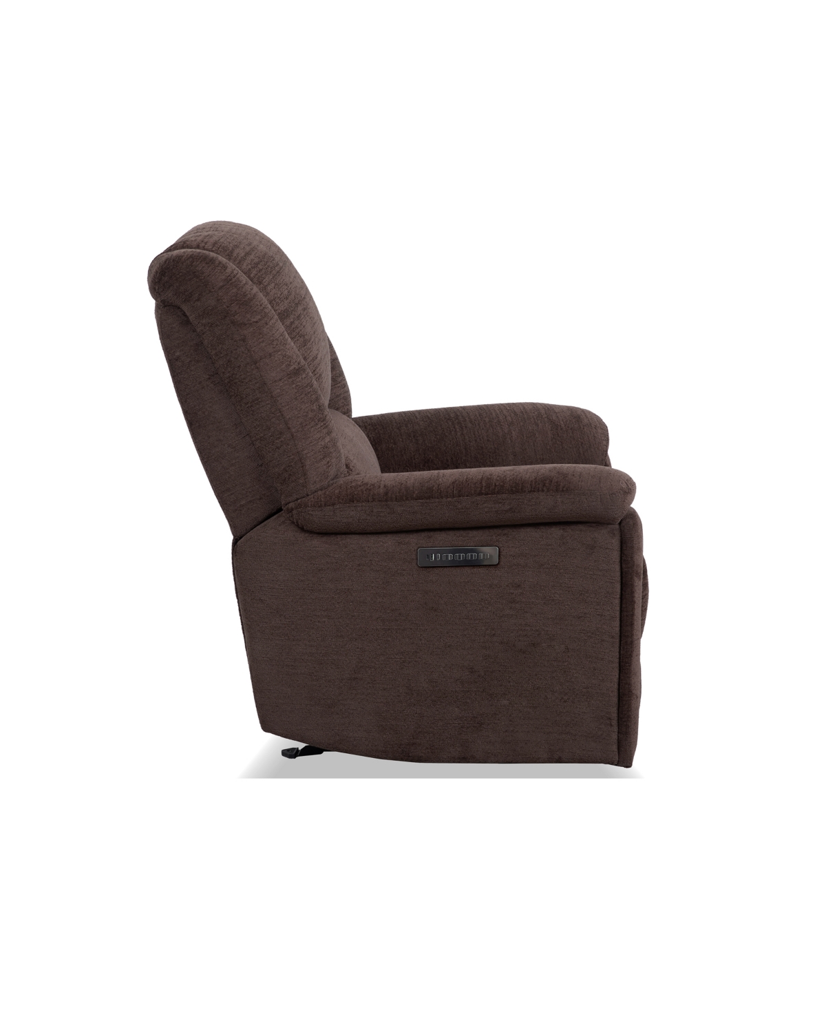 Flexsteel 44" Preston Power Gliding Recliner With Power Headrest Lumbar In Brown