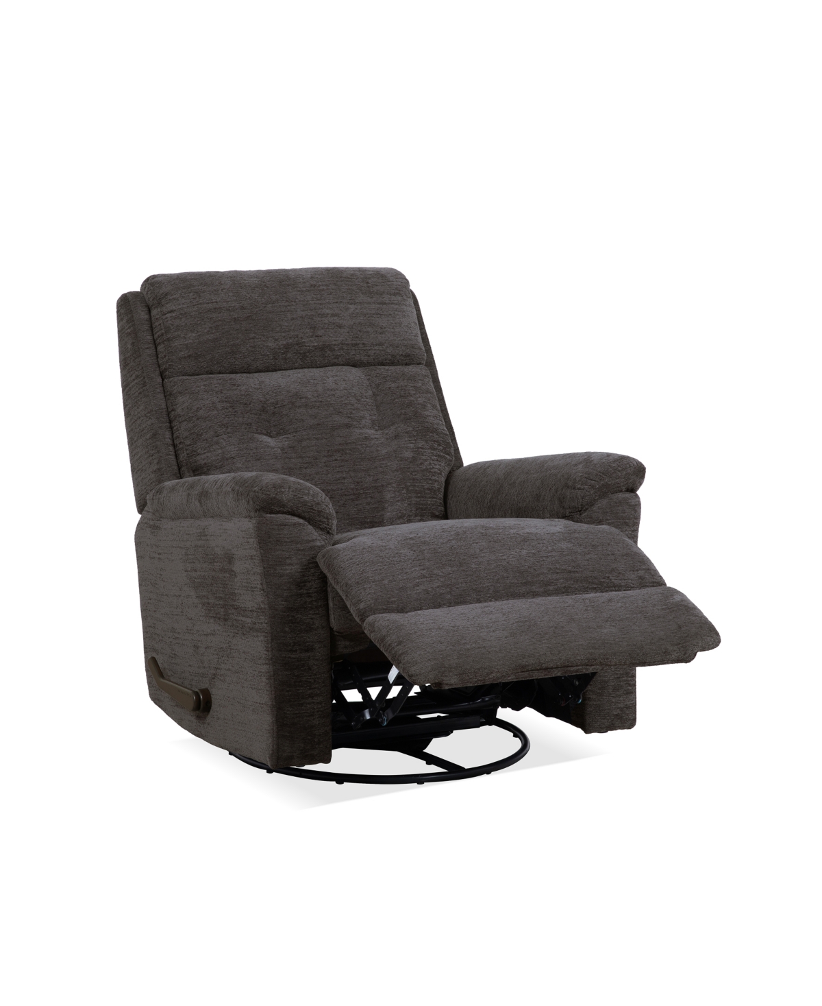 Flexsteel 38" Sophia Swivel Gliding Recliner In Gray