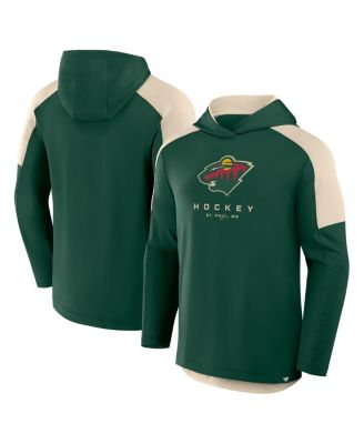 Fanatics - Men's Hunter Green Minnesota Wild Meta Game Transitional Pullover Hoodie