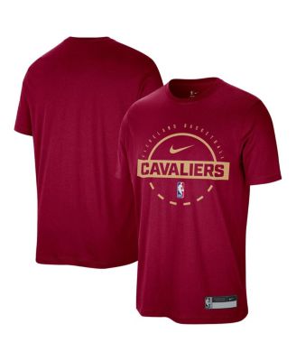 Nike - Men's Wine Cleveland Cavaliers 2025/26 On-Court Flare Performance Practice T-Shirt