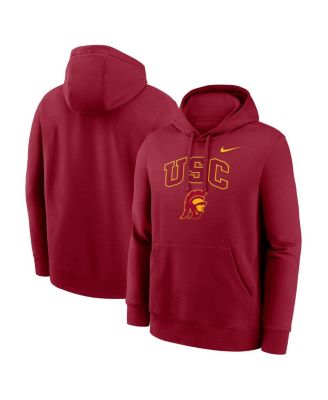 Nike - Men's Cardinal USC Trojans Club Fleece Arch Pullover Hoodie