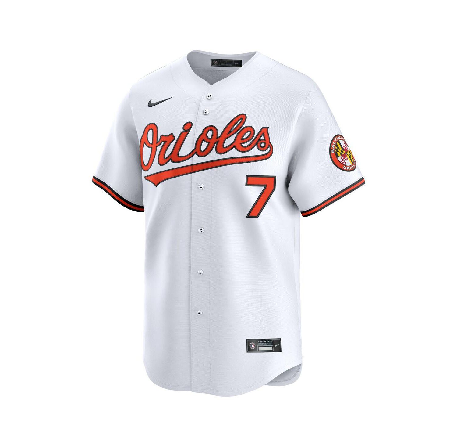 Men's Jackson Holliday White Baltimore Orioles Home Limited Jersey