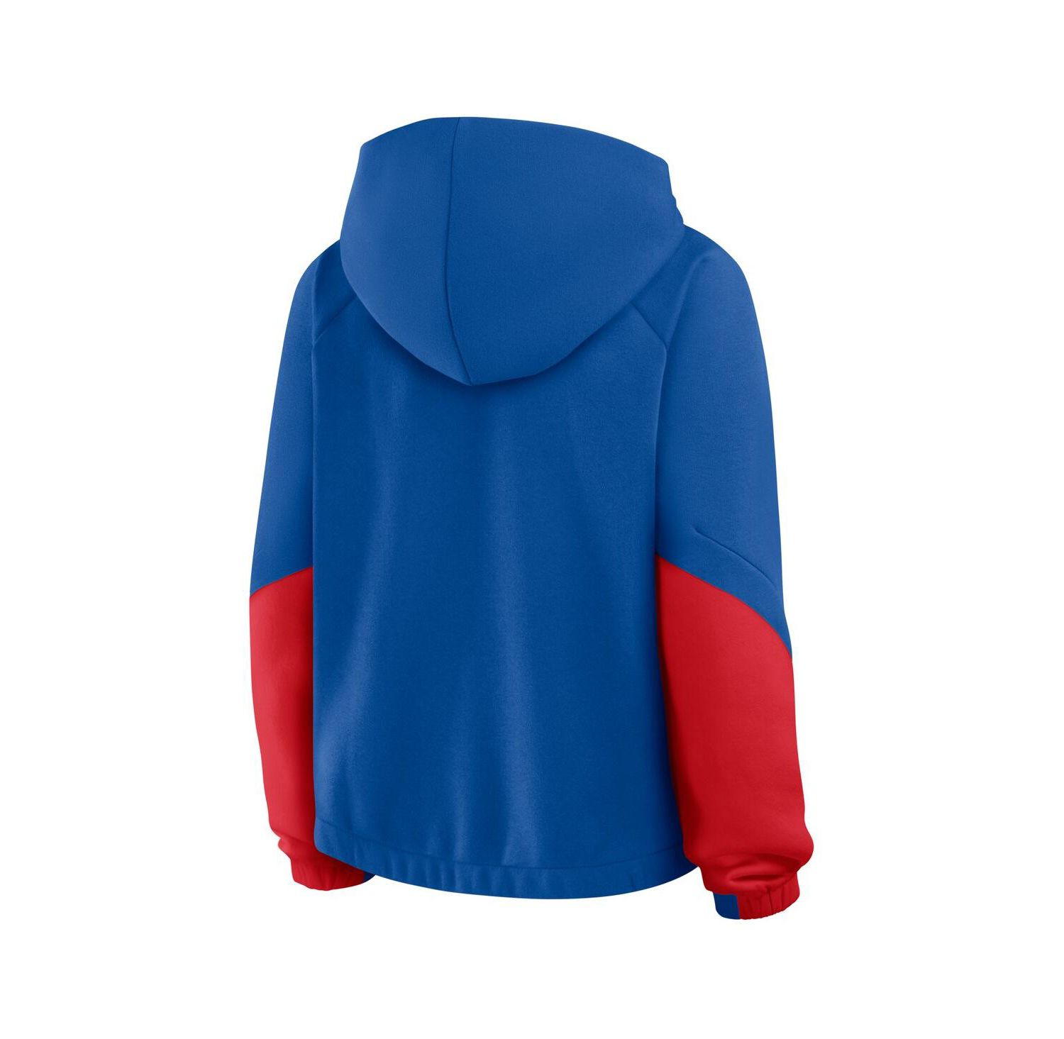 Women's Royal Chicago Cubs Oversized Time to Win Pullover Hoodie