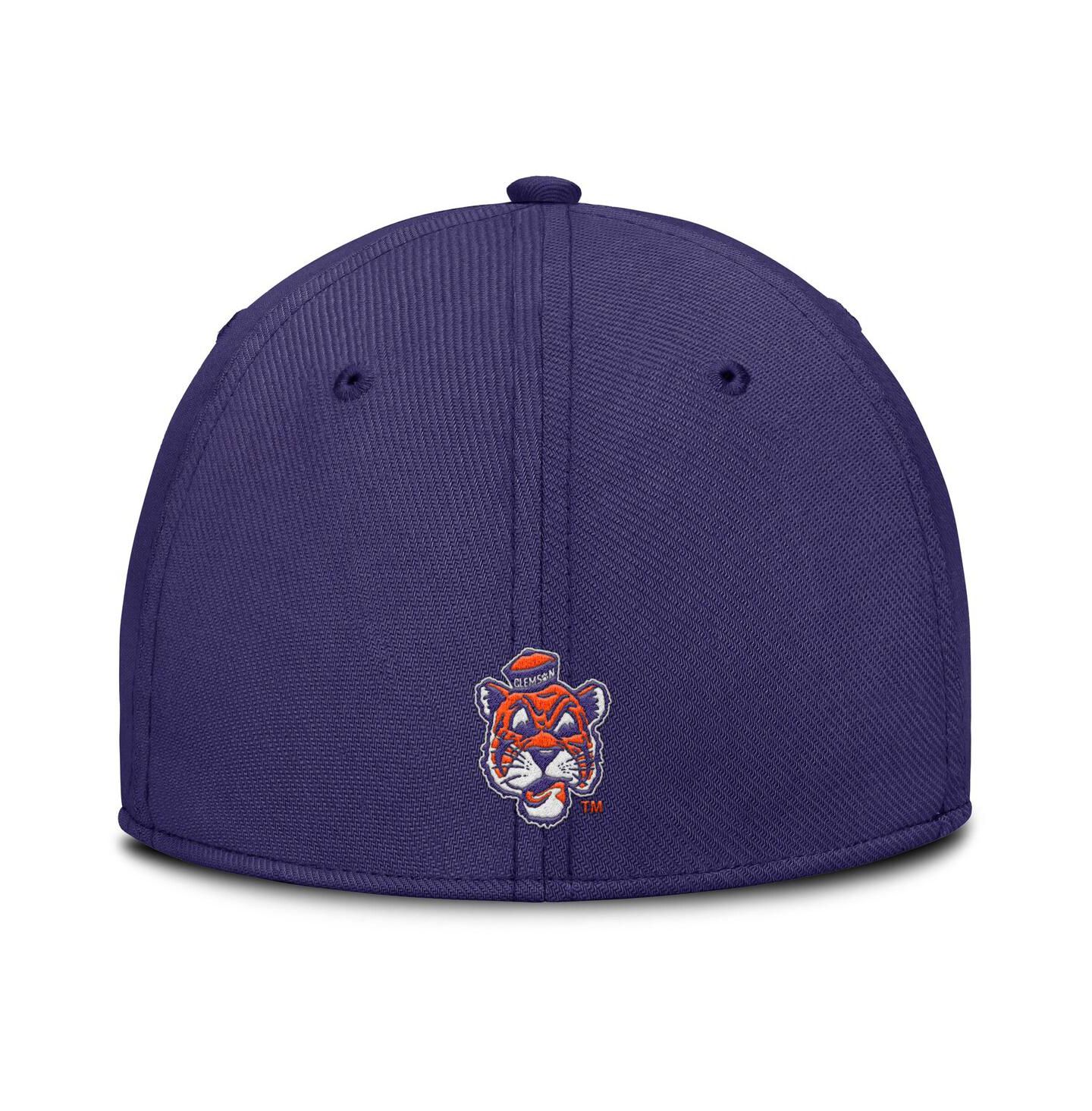Мужская кепка Nike Purple Clemson Tigers Rise Academic Dri-FIT Flex Hat — фото 4