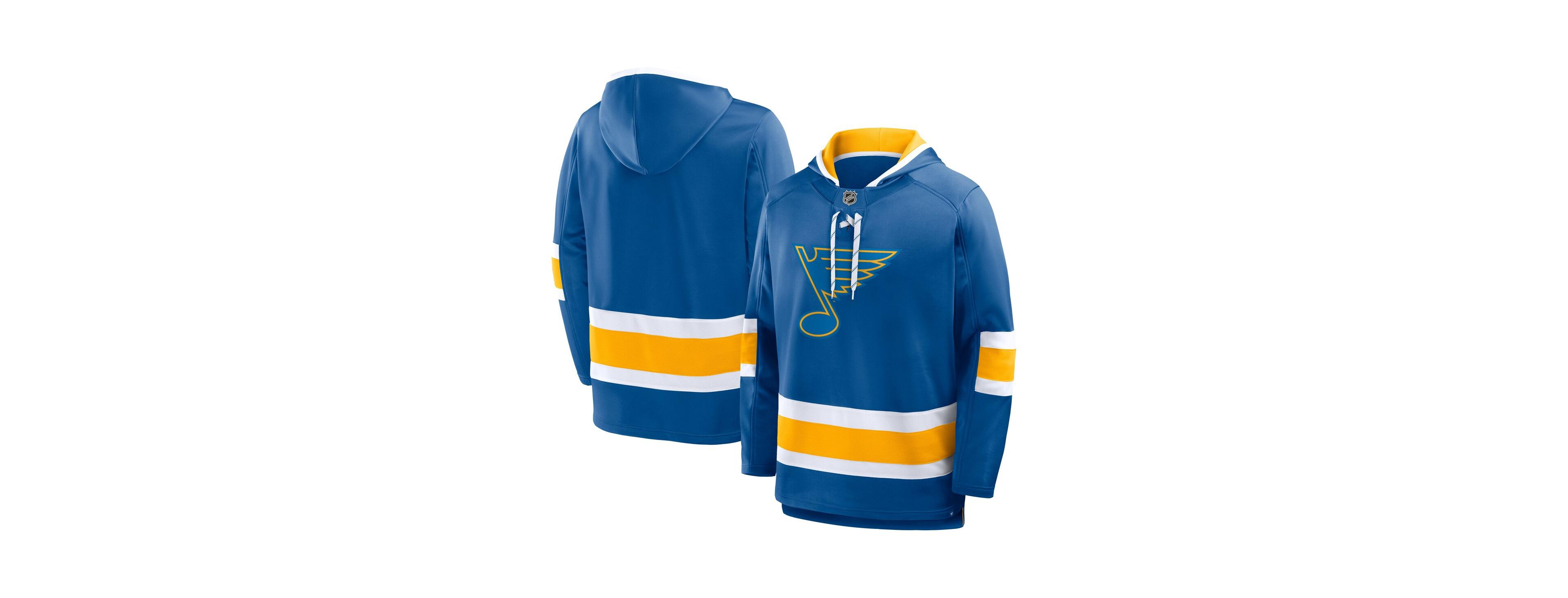 Fanatics Men's Blue St. Louis Blues Prime Time Fleece Hoodie