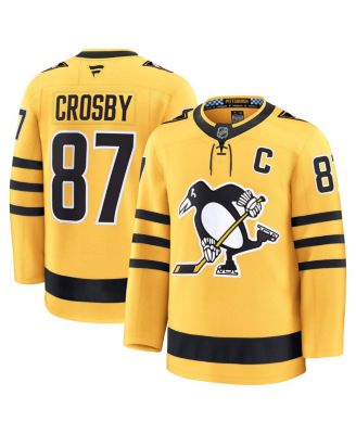 Fanatics - Men's Sidney Crosby Gold Pittsburgh Penguins Alternate Premium Player Jersey