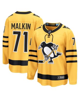 Fanatics - Men's Evgeni Malkin Gold Pittsburgh Penguins Alternate Breakaway Player Jersey
