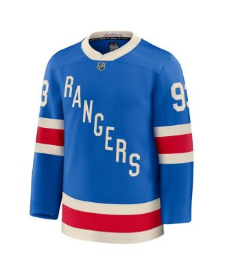 Men's Mika Zibanejad Blue New York Rangers Centennial Premium Jersey