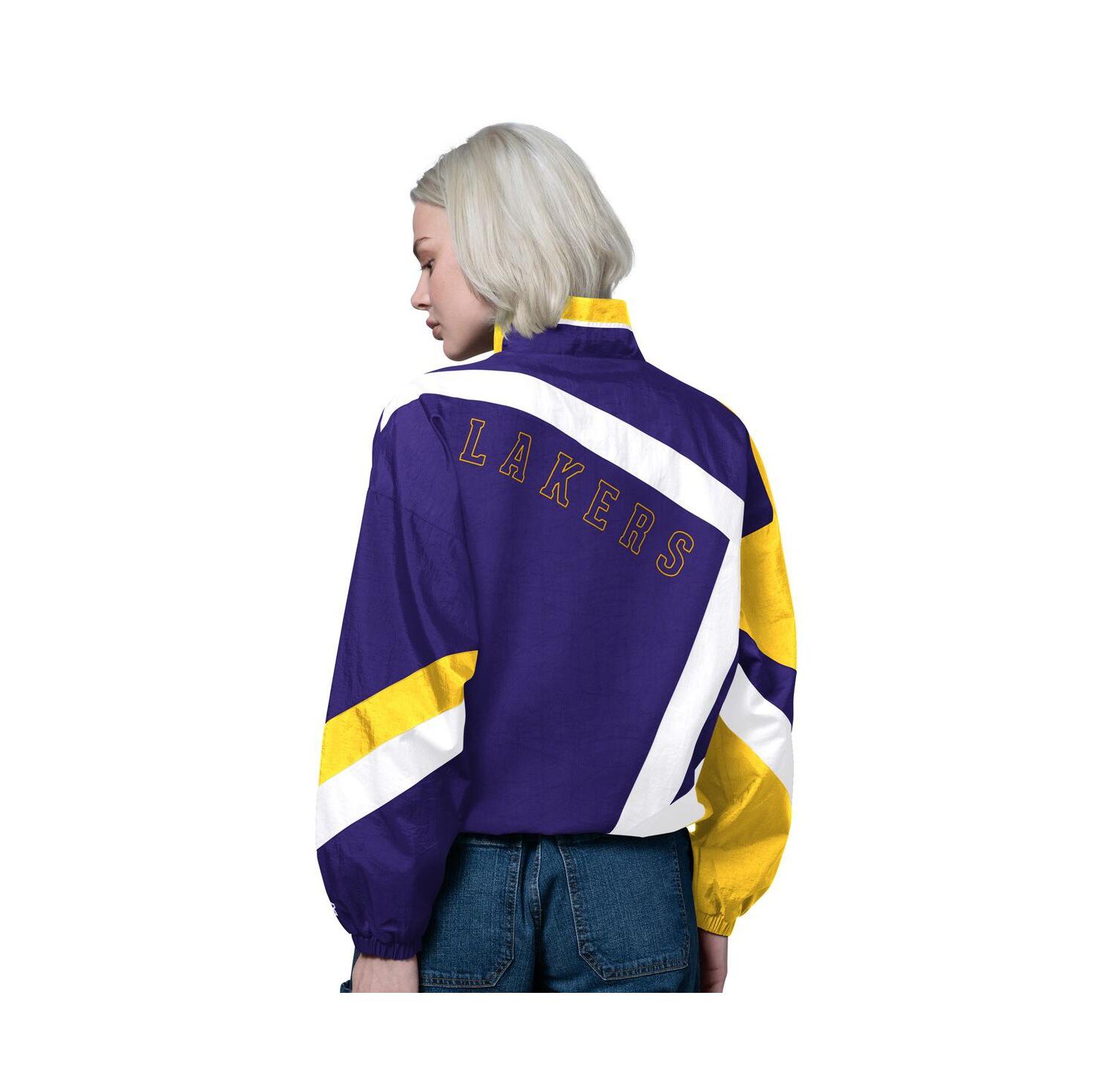Women's Purple/Gold Los Angeles Lakers 1st Quarter Full-Zip Jacket