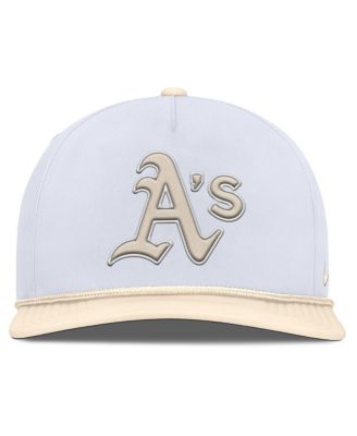 Men's White/Cream Athletics Pro Performance Snapback Hat