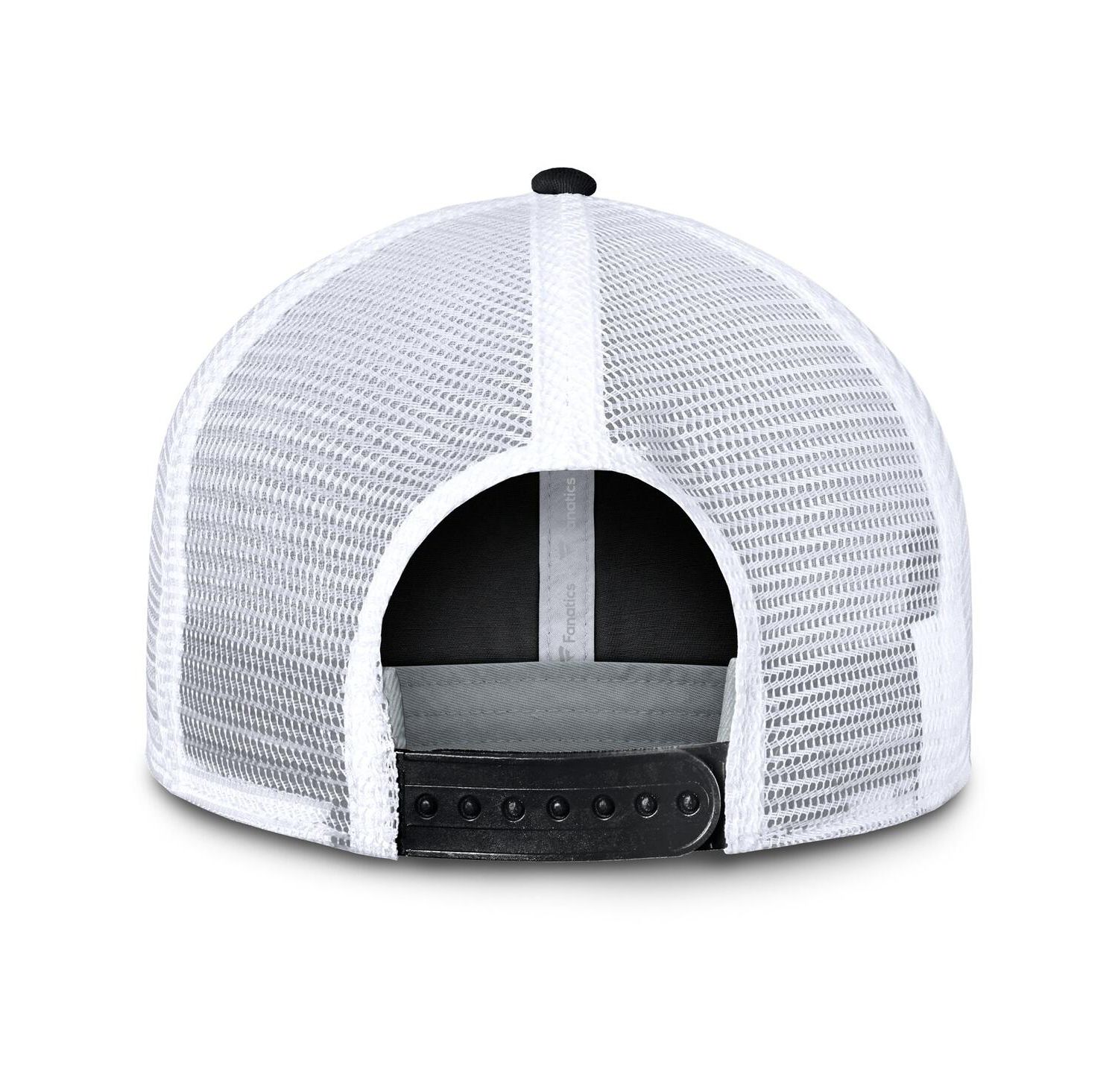 Men's Black/White Boston Bruins Core Primary Logo Trucker Adjustable Hat