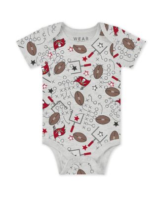 Baby Boys and Girls Newborn 3-Piece Tampa Bay Buccaneers Turn Me Around Bodysuits and Pant Set