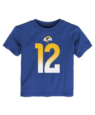 Toddler Puka Nacua Royal Los Angeles Rams Player Name Number T-Shirt