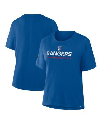 Fanatics - Women's Blue New York Rangers Centennial T-Shirt