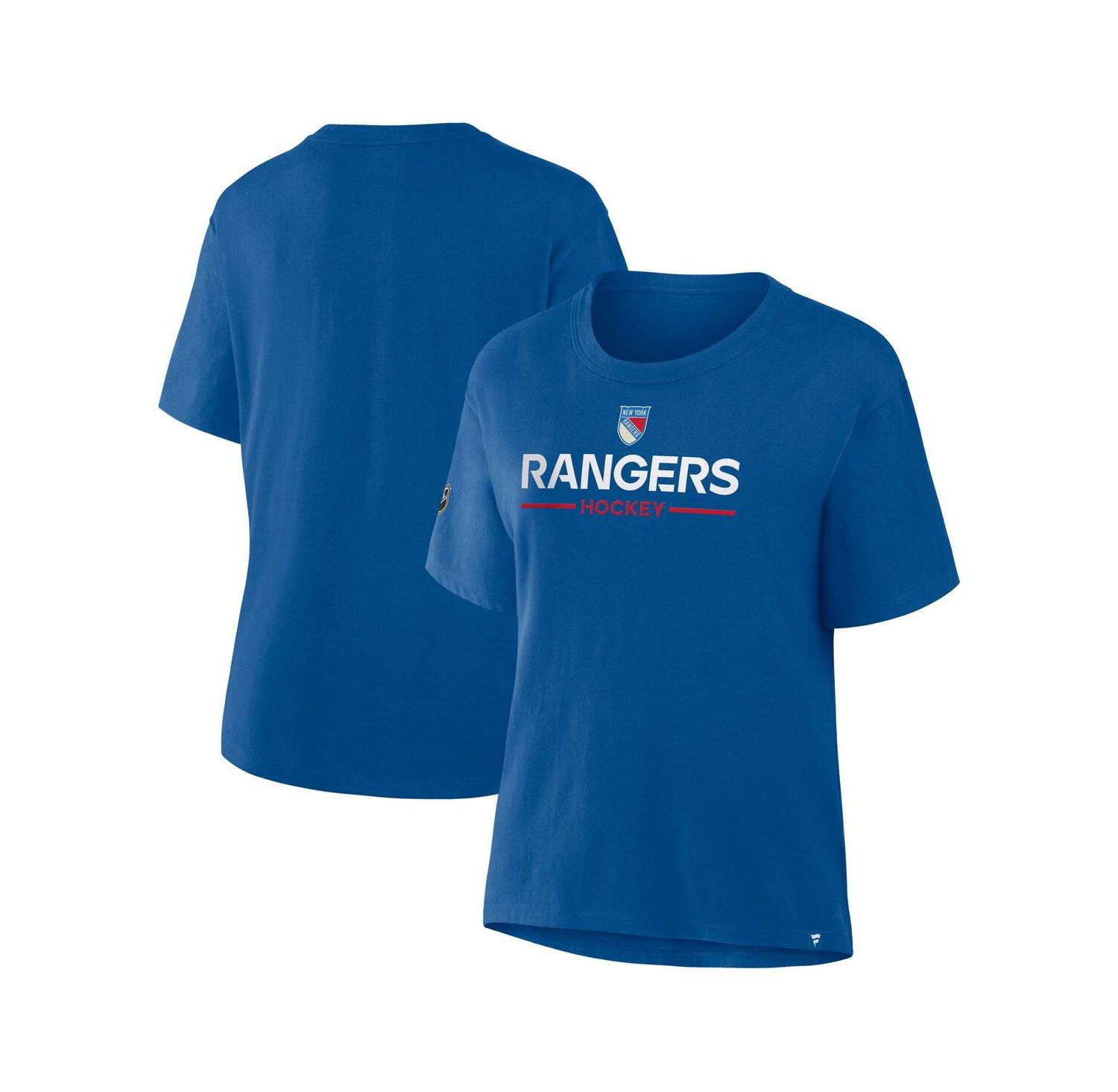 Women's Blue New York Rangers Centennial T-Shirt