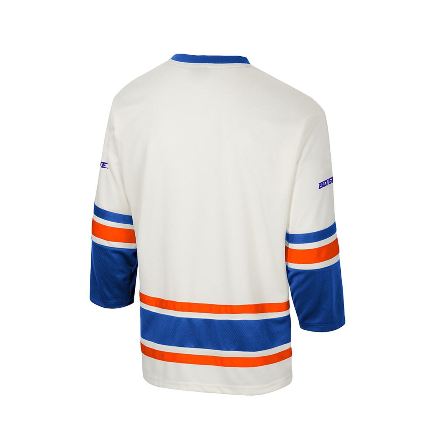 Мужской топ Colosseum Cream Boise State Broncos Puck Proud Fashion Hockey Jersey — фото 3