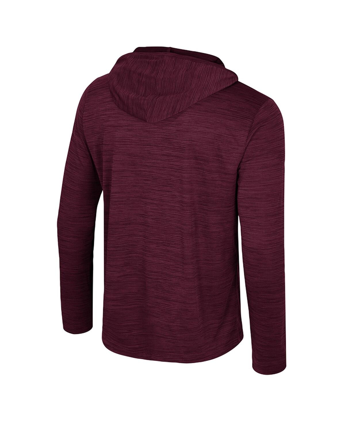 Colosseum Men's Maroon Arizona State Sun Devils Always Sunny Lightweight Quarter-Zip Hoodie