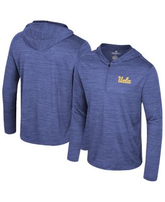 Colosseum - Men's Blue UCLA Bruins Always Sunny Lightweight Quarter-Zip Hoodie