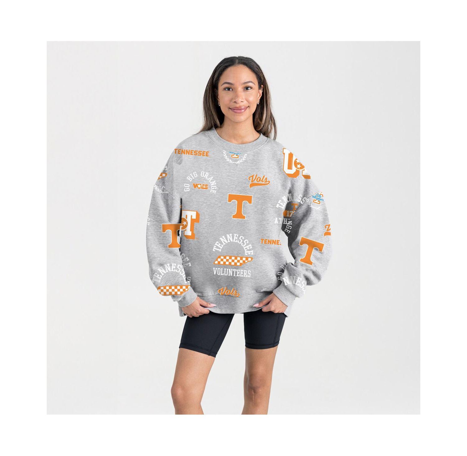 Women's Gray Tennessee Volunteers Always on Repeat Fleece Sweatshirt