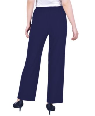 Plus Size Pull On Slim Leg Pants
