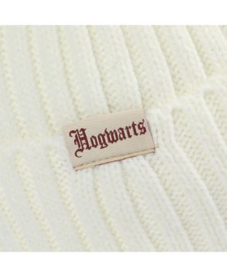Men's Hogwarts Embroidery And Woven Patch Acrylic Knit Cuff Beanie